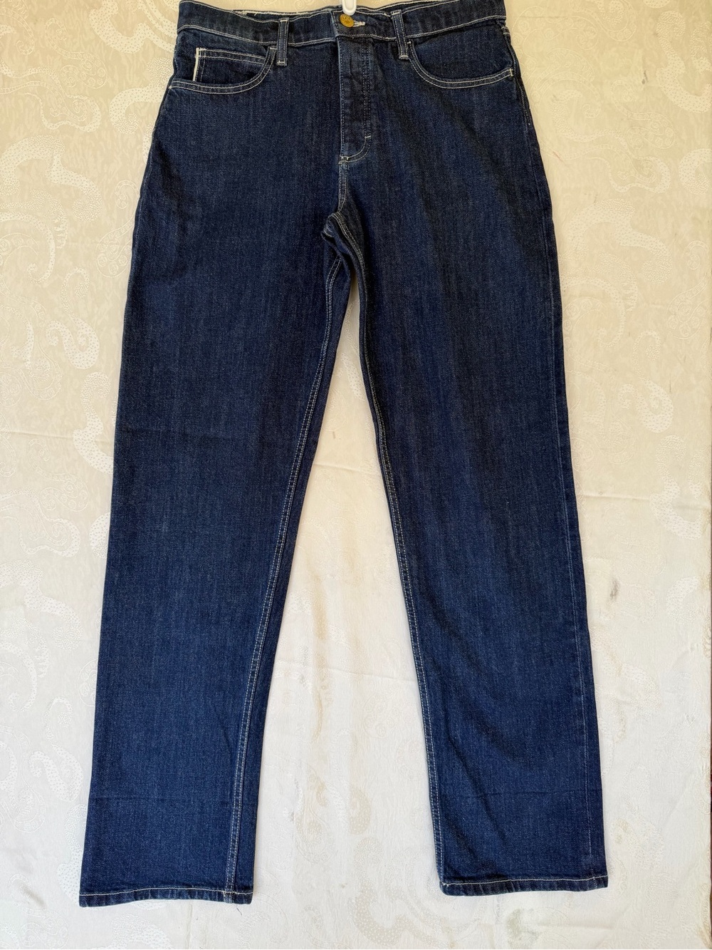 Lee Women’s Straight-Leg Selvages Jeans in Dark Indigo